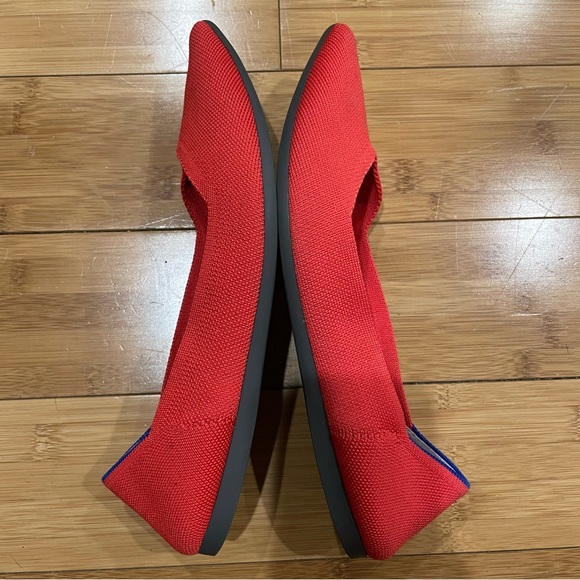 Rothy's The Point Flat - Red - Picture 2 of 10